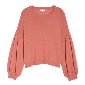 Blouson Sleeve Sweater